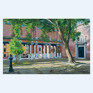 San Franceso della Vigna | Venedig | 2015 | 55 x 85 cm | Öl/Leinwand