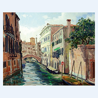 S. Cazian | Venedig | 20.03.2000 | 40 x 50 cm | Öl/Malkarton