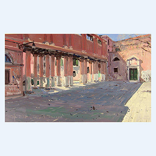 Campo S. Francesco | Venedig | 21.03.2000 | 30 x 50 cm | Öl/Malkarton