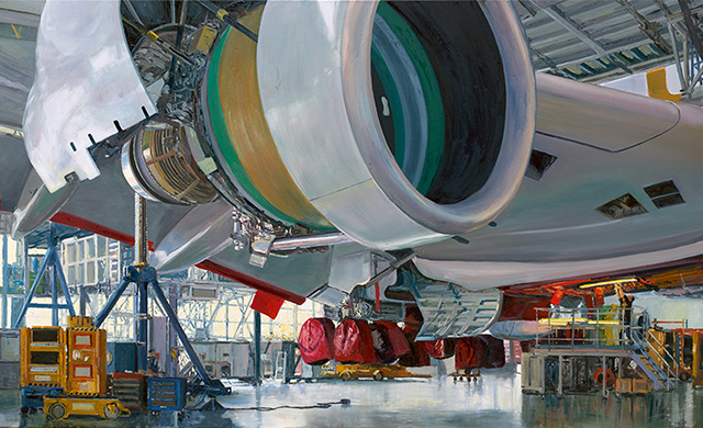Jacking up the A380 | Airbus, Hamburg
