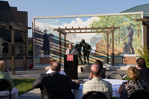 Murial at the Sculpture Garden