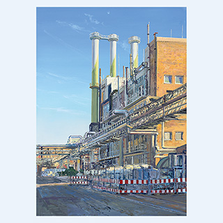 Power Plant | Merck, Germany | 2010 | 35 x 26 inch | oil/canvas