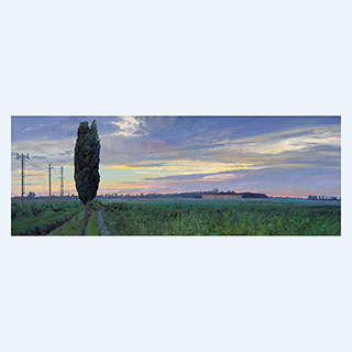 Near Grado | Italy | 2012 | 24 x 63 inch | oil/canvas