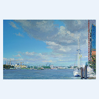 Grasbrookhafen | Hamburg | 2012 | 26 x 39 inch | oil/canvas