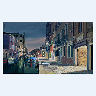 Calle due Corti | Venice | 2015 | 28 x 47 inch | oil/canvas