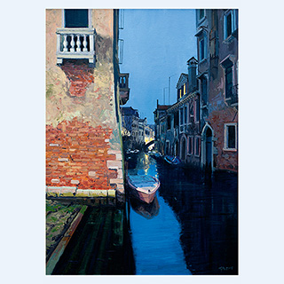 Canal San Francesco | Venice | 2015 | 31 x 24 inch | oil/canvas