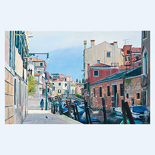 Fondamenta Sensa | Venedig | 2015 | 80 x 125 cm | Öl/Leinwand