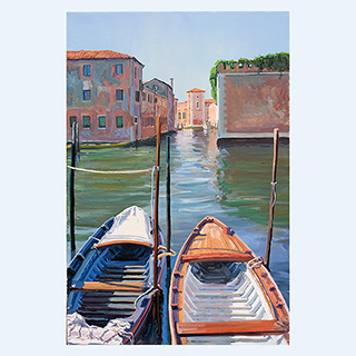 Rio della Vergini | Venedig | 2015 | 75cm x 50cm | Öl/Leinwand
