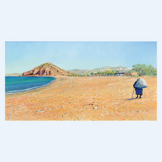 Palekastro | Crete | 1994 | 37 x 71 inch | oil/canvas