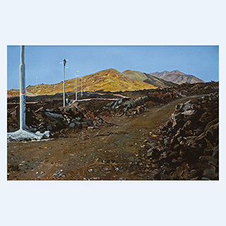 Lavafeld am Ätna | - | 1985 | 120 x 160 cm | Öl/Leinwand