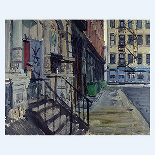 The old Chinese | New York | 04/01/1998 | 16 x 20 inch | oil on cardboard