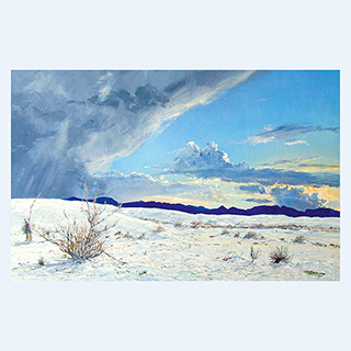 White Sands | USA | 1999 | 28 x 43 inch | oil/canvas