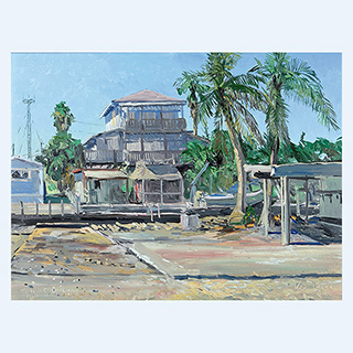 Ann Bonny Dr., Key Largo | Florida, USA | 04/05/1999 | 12 x 16 inch | oil on cardboard