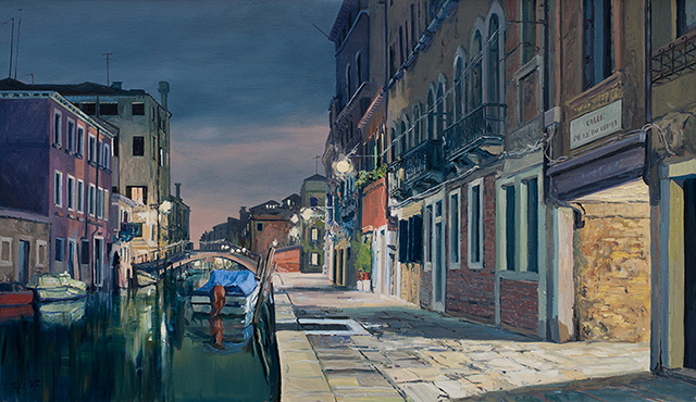 2015 | Calle due Corti | Venedig | 70 x 120cm | Öl/Leinwand