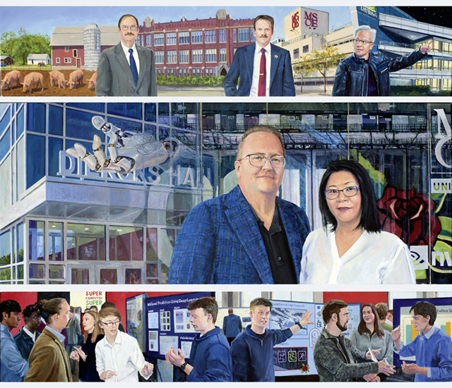 2025 | The Diercks Triptych | Milwaukee, USA | 120 x 150cm | Öl/Leinwand